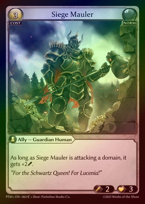 【FOIL】[Norm] Siege Mauler [PTM065-C]