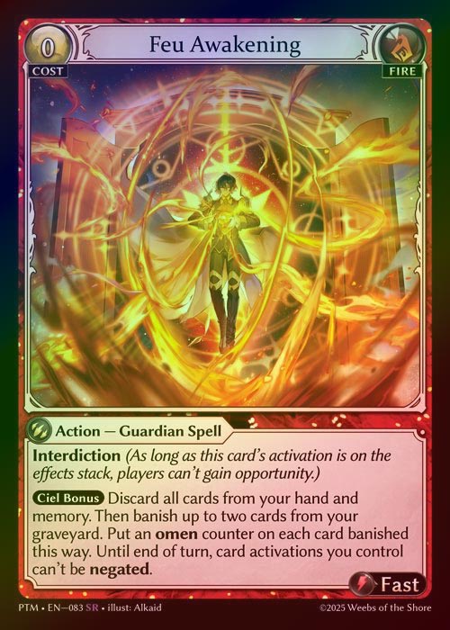 【FOIL】[Fire] Feu Awakening [PTM083-SR]