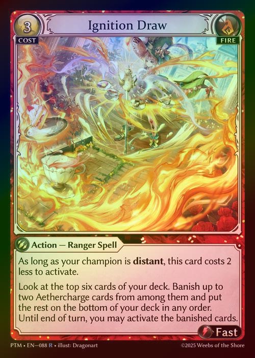 【FOIL】[Fire] Ignition Draw [PTM088-R]
