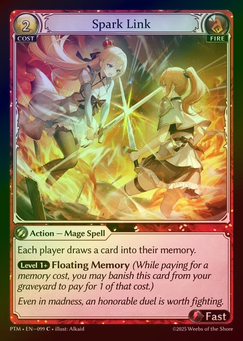 【FOIL】[Fire] Spark Link [PTM099-C]