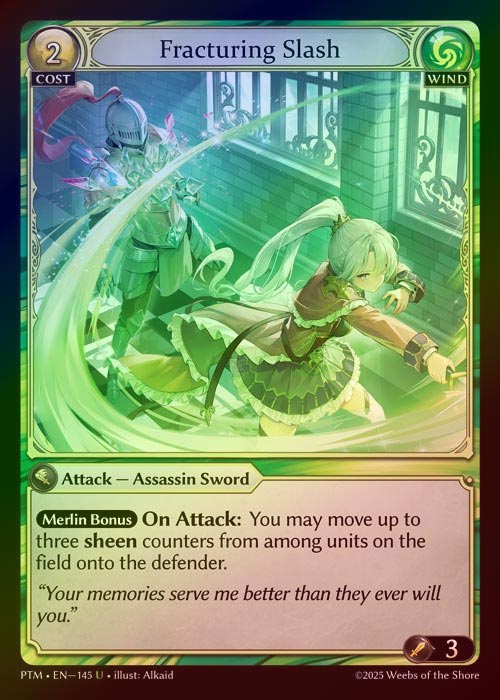 【FOIL】[Wind] Fracturing Slash [PTM145-U]