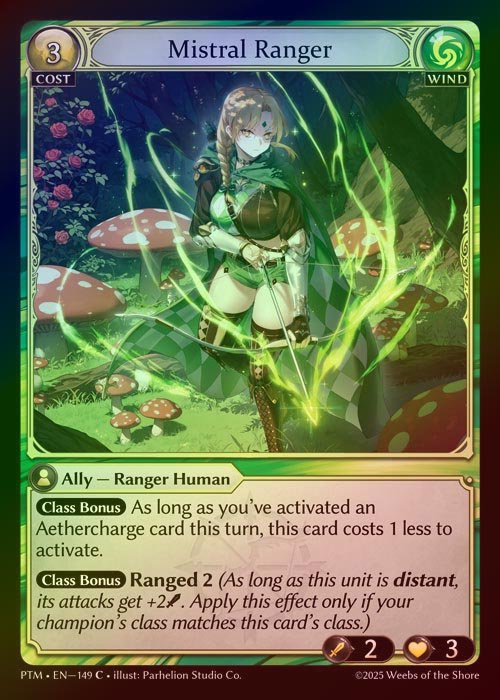 【FOIL】[Wind] Mistral Ranger [PTM149-C]