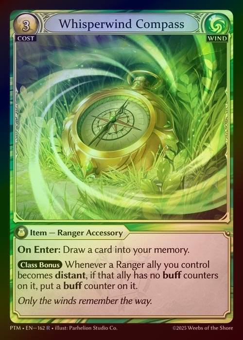 【FOIL】[Wind] Whisperwind Compass [PTM162-R]