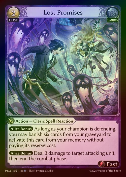 【FOIL】[Umbra] Lost Promises [PTM186-R]