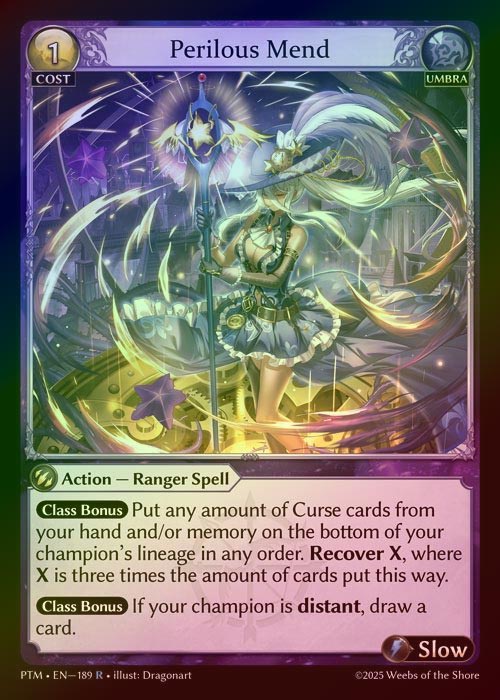 【FOIL】[Umbra] Perilous Mend [PTM189-R]