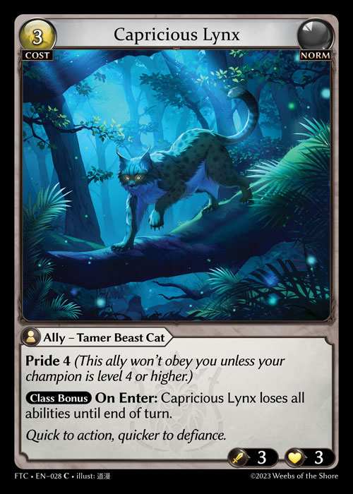 [Norm] Capricious Lynx [FTC028-C]