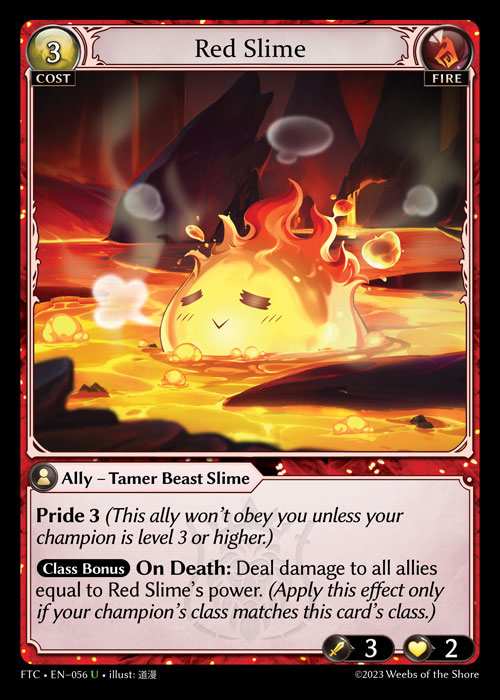[Fire] Red Slime [FTC056-U]