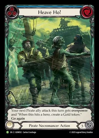 [Pirate Necromancer] Heave Ho! (Extended Art) (blue) [GEM052-P]