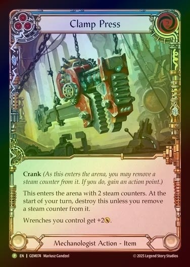 【CF】[Mechanologist] Clamp Press [GEM074-P]