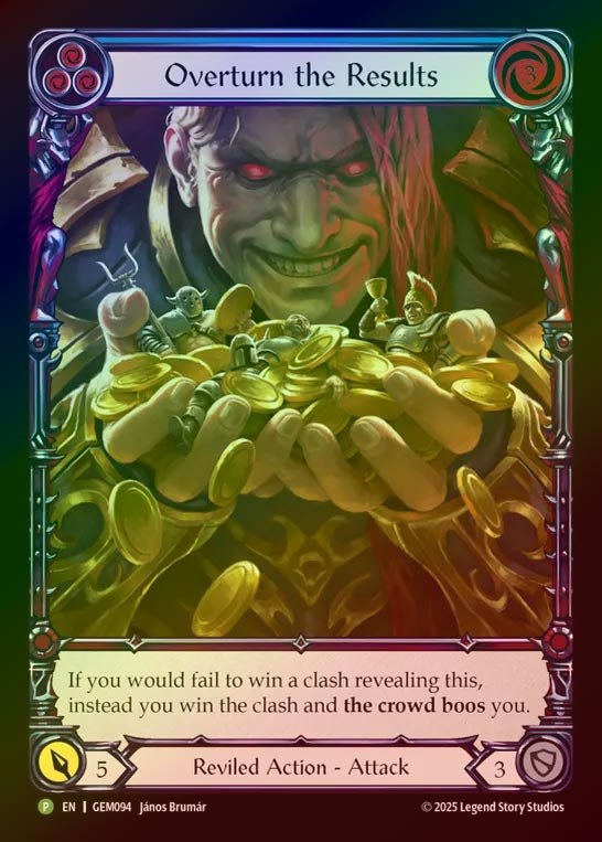 【RF】[Reviled] Overturn the Results(blue)  [GEM094-P]