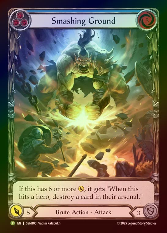 【RF】[Brute] Smashing Ground(blue)  [GEM100-P]