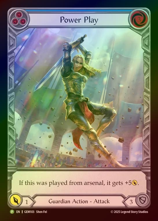 【RF】[Guardian] Power Play(blue)  [GEM103-P]