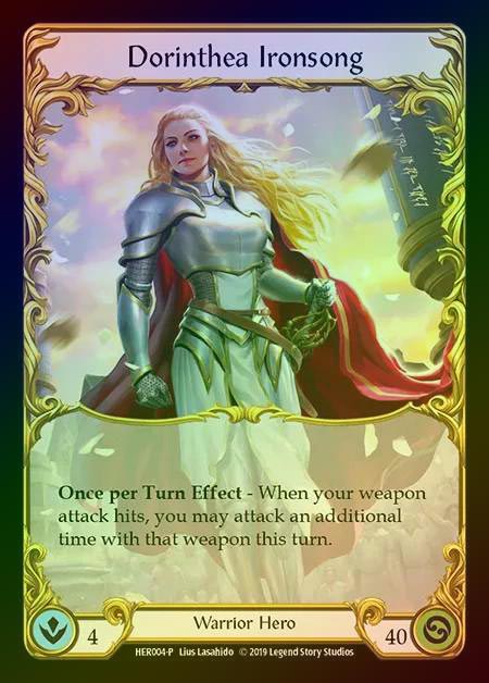 【CF】[Warrior] Dorinthea Ironsong [HER004] (Promo) Cold Foill