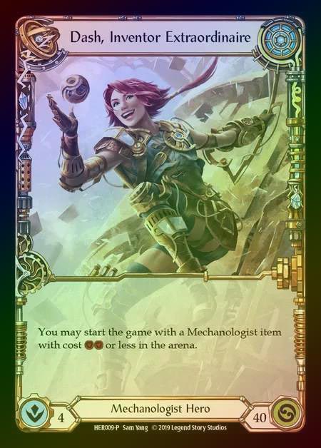 【CF】[Mechanologist] Dash, Inventor Extraordinaire [HER009] (Promo) Cold Foill