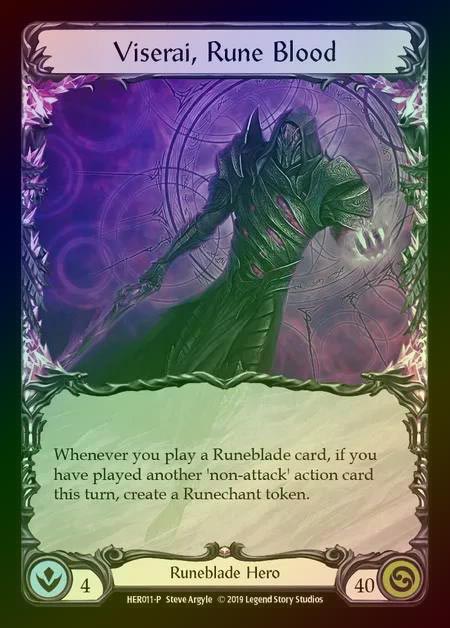 【CF】[Runeblade] Viserai, Rune Blood [HER011] (Promo) Cold Foill