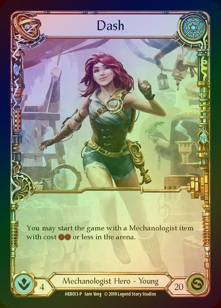 【RF】[Mechanologist] Dash [HER013] (Promo) Rainbow Foil