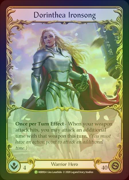 【RF】[Warrior] Dorinthea Ironsong [HER024] (Promo) Rainbow Foil