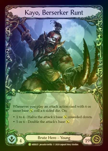 【CF】[Brute] Kayo, Berserker Runt [HER025] (Promo) Cold Foil