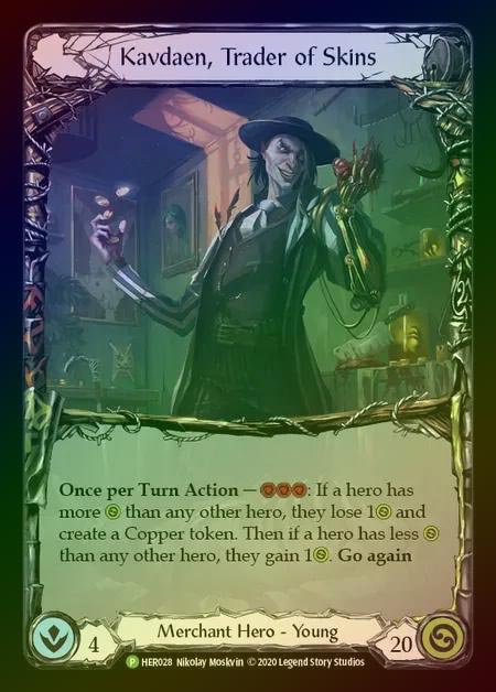 【CF】[Merchant] Kavdaen, Trader of Skins [HER028] (Promo) Cold Foil