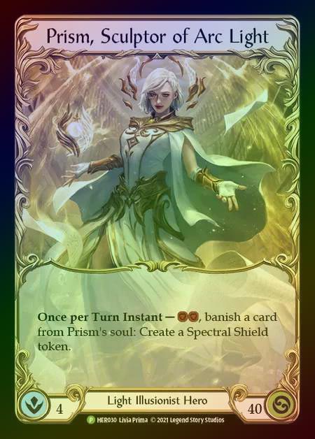 【CF】[Light Illusionist] Prism, Sculptor of Arc Light [HER030] (Promo) Cold Foil