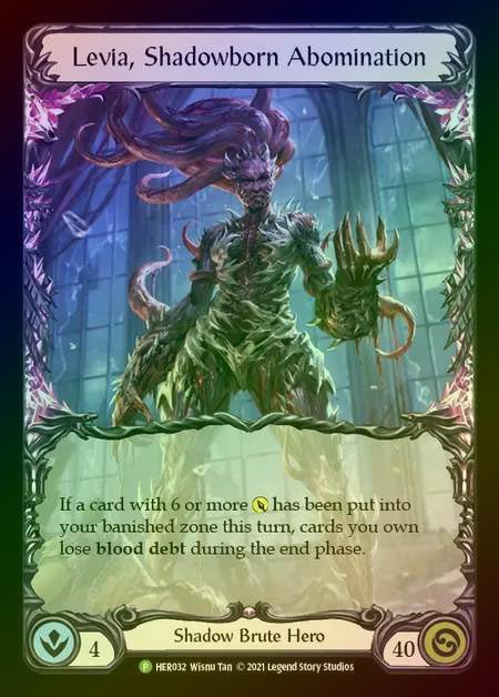 【CF】[Shadow Brute] Levia, Shadowborn Abomination [HER032] (Promo) Cold Foil