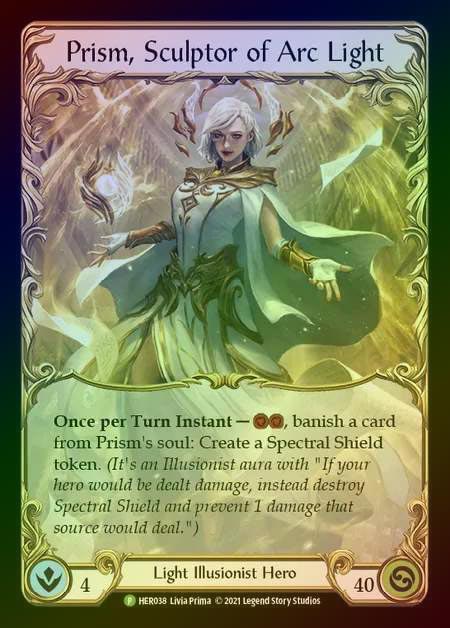 【RF】[Light Illusionist] Prism, Sculptor of Arc Light [HER038] (Promo) Rainbow Foil