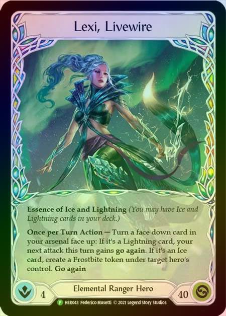 【CF】[Elemental Ranger] Lexi, Livewire [HER043] (Promo) Cold Foill
