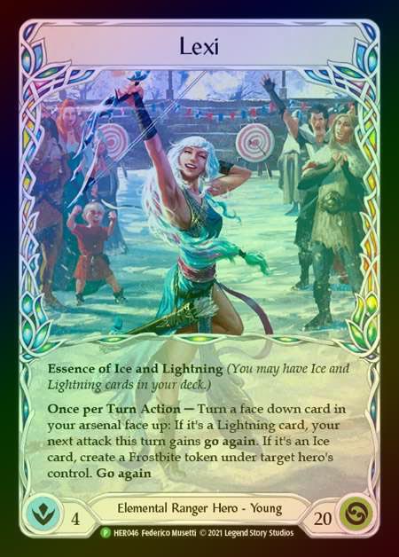 【CF】[Elemental Ranger] Lexi [HER046] (Promo) Cold Foill