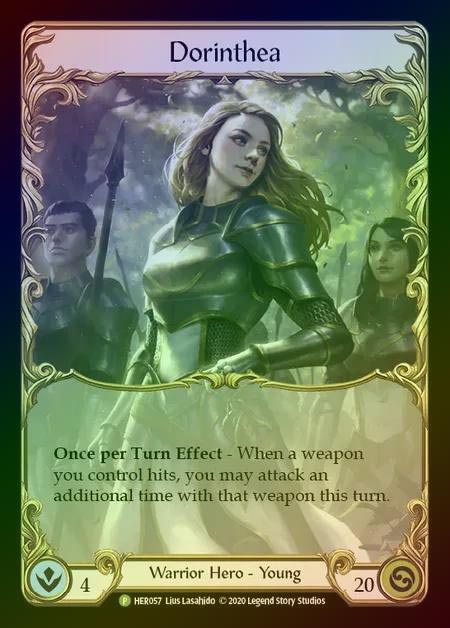 【CF】[Warrior] Dorinthea [HER057] (Promo) Cold Foil