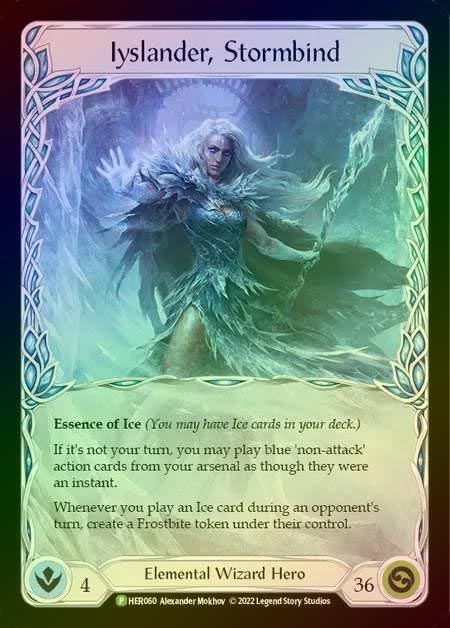 【CF】[Elemental Wizard] Iyslander, Stormbind [HER060] (Promo) Cold Foil