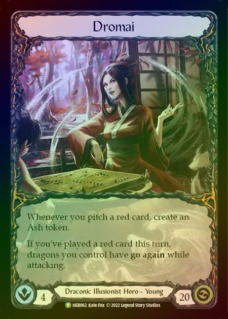 【CF】[Draconic Illusionist] Dromai [HER062] (Promo) Cold Foil