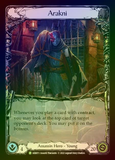 【CF】[Assassin] Arakni [HER073] (Promo) Cold Foil