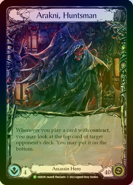 【CF】[Assassin] Arakni, Huntsman [HER074] (Promo) Cold Foil