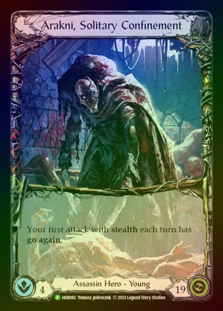 【RF】[Assassin] Arakni, Solitary Confinement [HER082] (Promo) Rainbow Foil