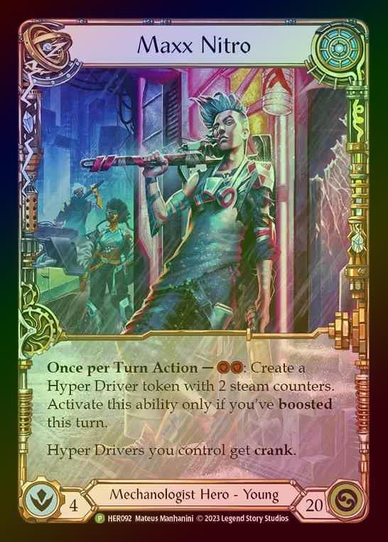 【CF】[Mechanologist] Maxx Nitro [HER092] (Promo) Cold Foil