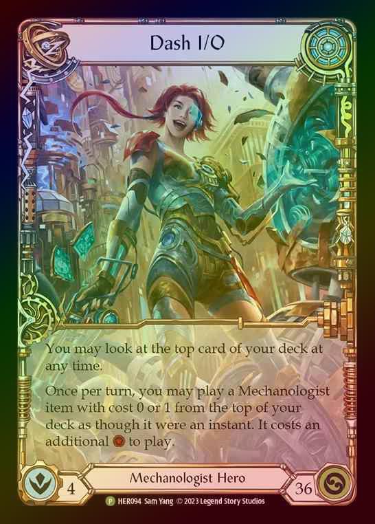 【RF】[Mechanologist] Dash I/O [HER094] (Promo) Rainbow Foil