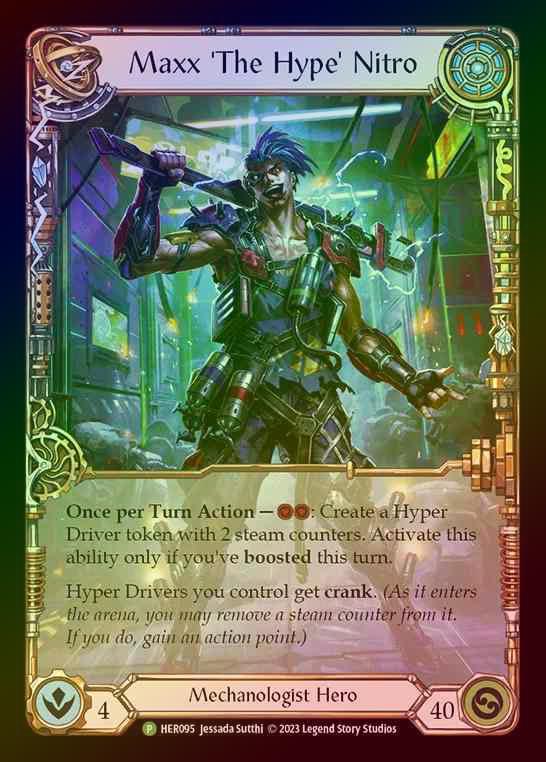 【RF】[Mechanologist] Maxx 'The Hype' Nitro [HER095] (Promo) Rainbow Foil