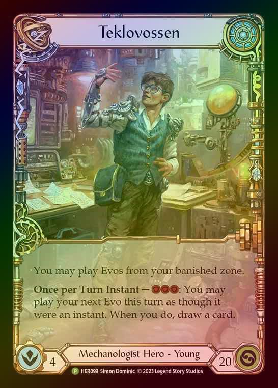 【RF】[Mechanologist] Teklovossen [HER099] (Promo) Rainbow Foil