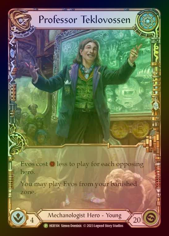 【CF】[Mechanologist] Professor Teklovossen [HER104] (Promo) Cold Foil