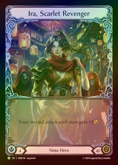 【CF】[Ninja] Ira, Scarlet Revenger (Extended Art) [HER136-P]
