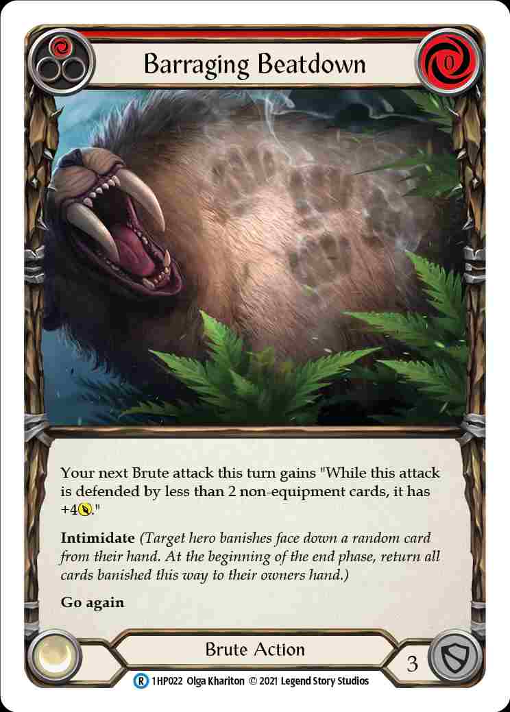 [Brute] Barraging Beatdown [1HP022-R] (red)