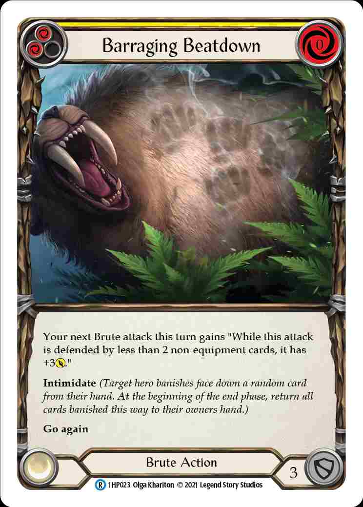 [Brute] Barraging Beatdown [1HP023-R] (yellow)