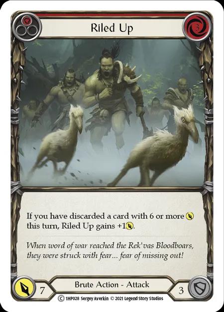 [Brute] Riled Up [1HP028-C] (red)