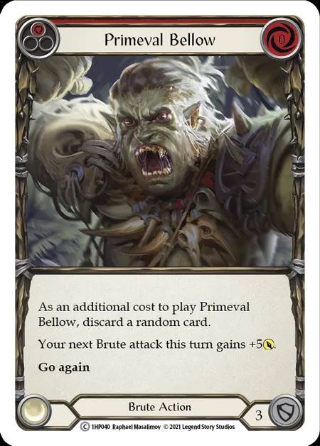 [Brute] Primeval Bellow [1HP040-C] (red)