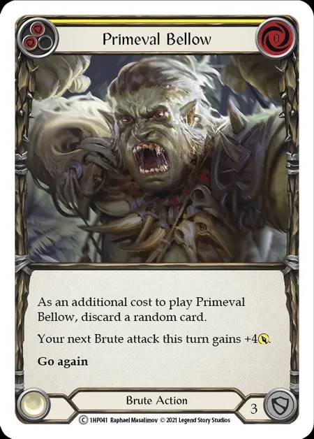 [Brute] Primeval Bellow [1HP041-C] (yellow)