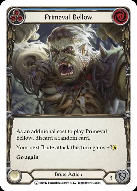 [Brute] Primeval Bellow [1HP042-C] (blue)