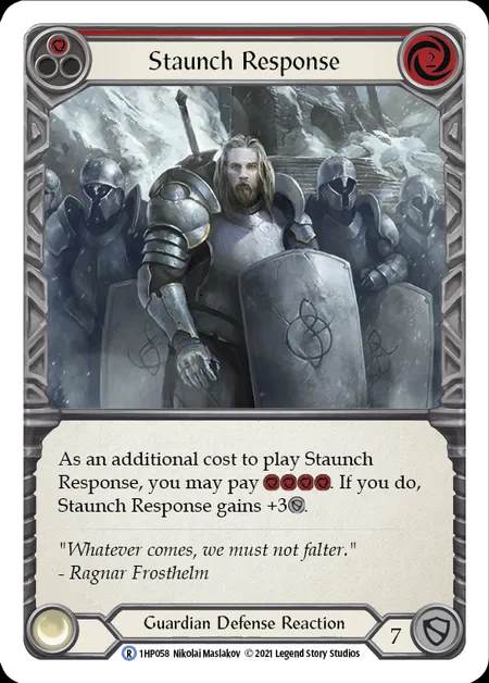 [Guardian] Staunch Response [1HP058-R] (red)
