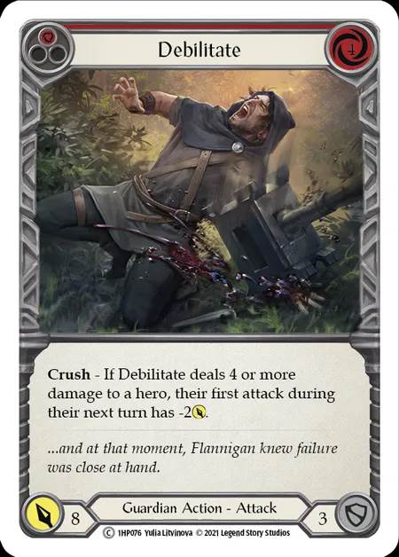[Guardian] Debilitate [1HP076-C] (red)