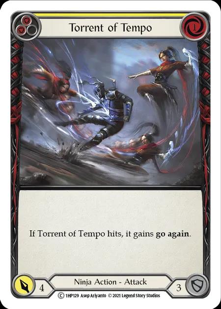 [Ninja] Torrent of Tempo [1HP129-C] (yellow)