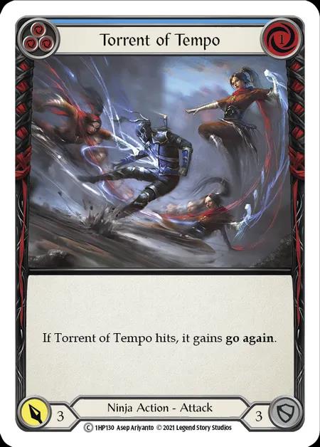 [Ninja] Torrent of Tempo [1HP130-C] (blue)